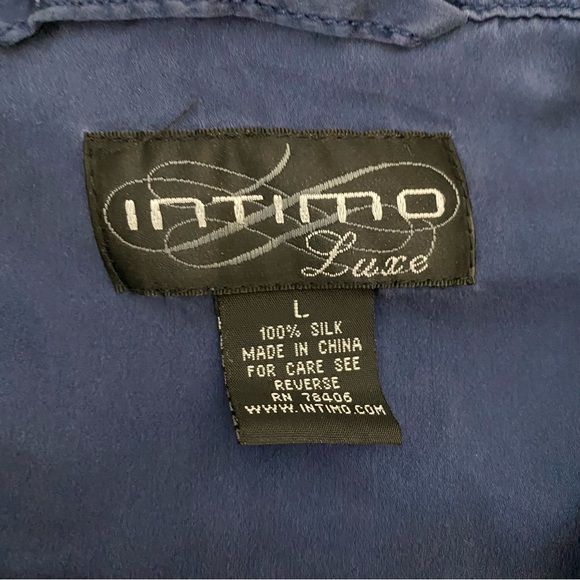 VINTAGE INTIMO LUXE 100% Silk Pajama Set - Picture 10 of 10